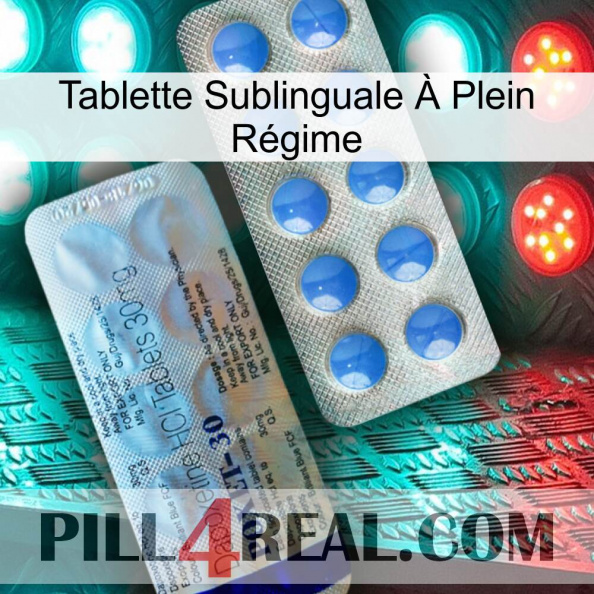 Tablette Sublinguale À Plein Régime 39
